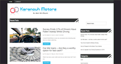 Desktop Screenshot of karanouhmotors.com